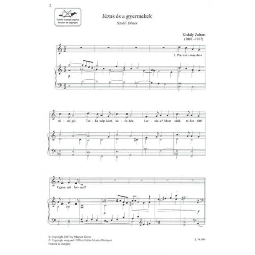 Kodály, Zoltán - Jezus es a gyermekek