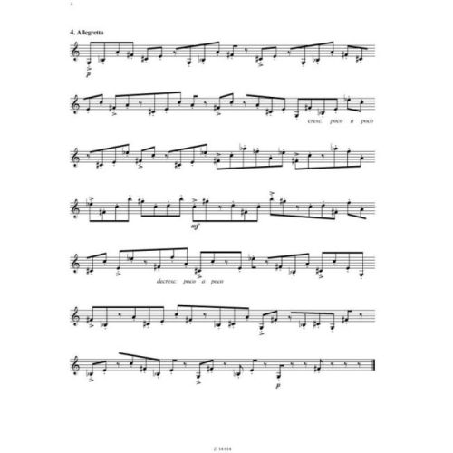 Kocsár, Miklós - 15 Bagatelle per clarinetto solo