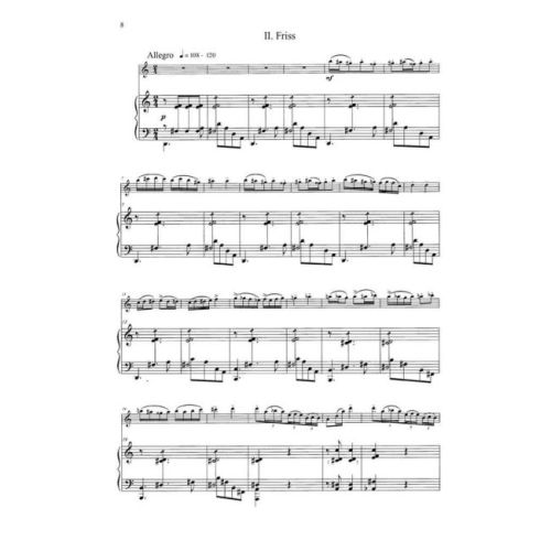 Dubrovay, László - Rapsodia ungherese (clarinet & piano)