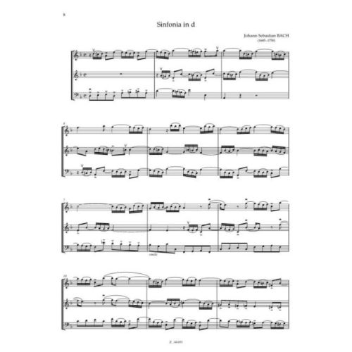 Trios for two violins and cello