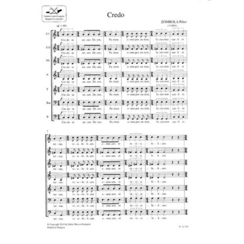 Zombola, Peter - Credo