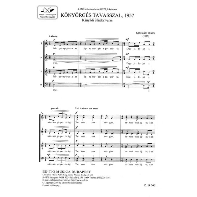Konyorges tavasszal, 1957