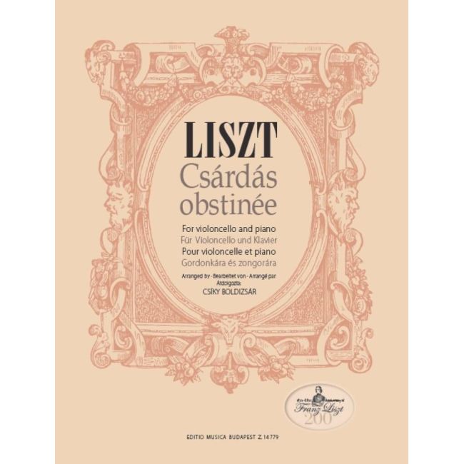 Liszt, Franz - Csardas Obstinee (cello and piano)