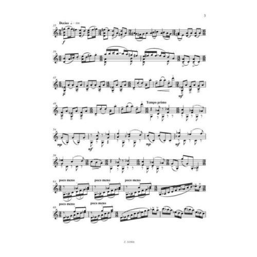 Vajda, János - Sonata (solo violin)