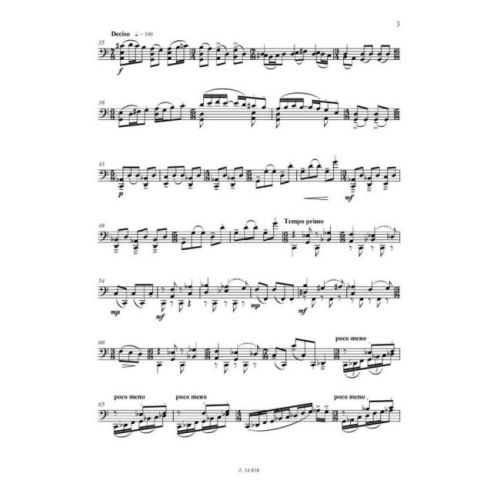 Vajda, János - Sonata (solo cello)