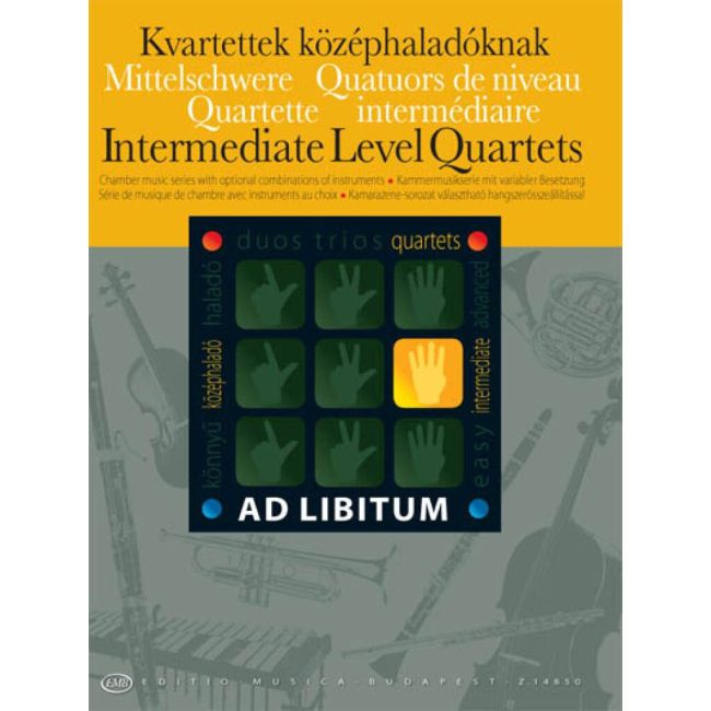 Intermediate Level Quartets (sco & pts)