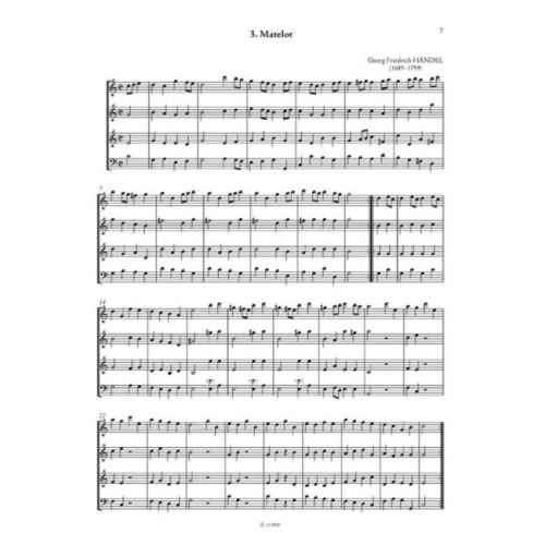 Intermediate Level Quartets (sco & pts)
