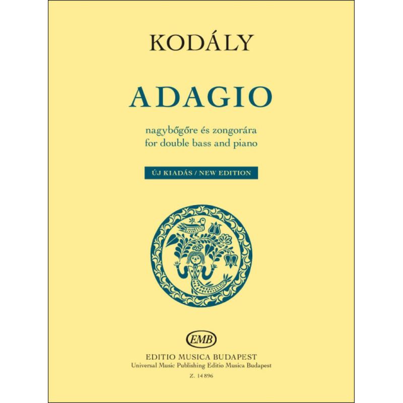 Kodály, Zoltán - Adagio (double bass and piano)
