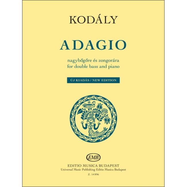 Kodály, Zoltán - Adagio (double bass and piano)