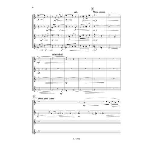 Kocsár, Miklós - Echoes No.4 (four horns)