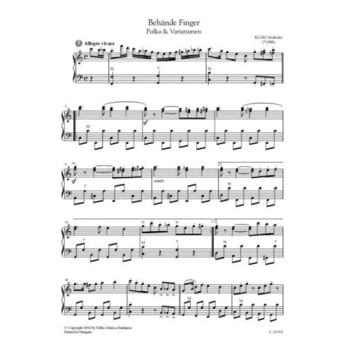 Szász, Szabolcs - Dance Music for Accordion
