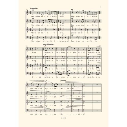 Tillai, Aurél - Cantate Domino