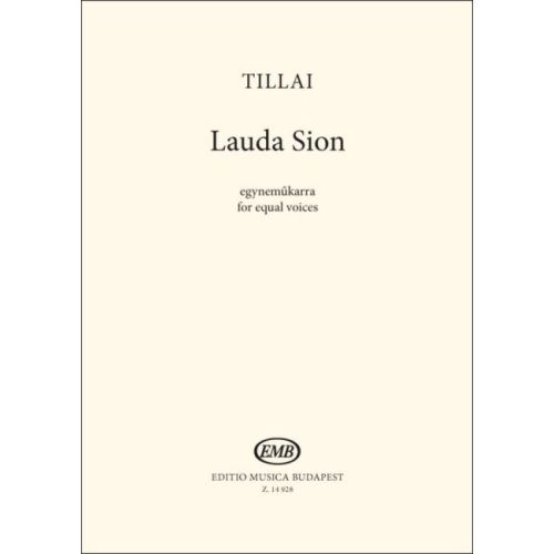 Tillai, Aurél - Lauda Sion