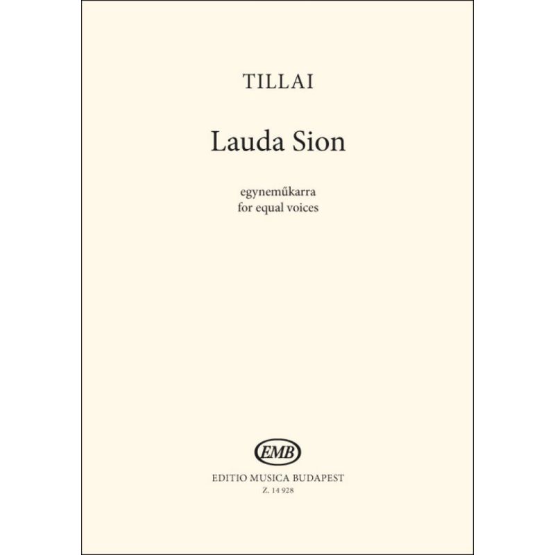 Tillai, Aurél - Lauda Sion