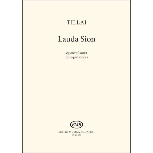 Tillai, Aurél - Lauda Sion