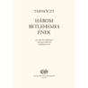 Tarnóczy, László - Harom betlehemes enek (upper voices)