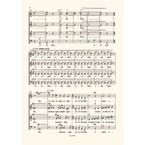 Tallér, Zsófia - New madrigals for mixed choir