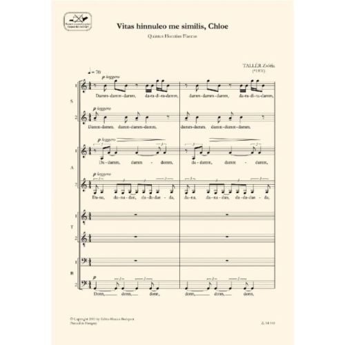 Tallér, Zsófia - New madrigals for mixed choir