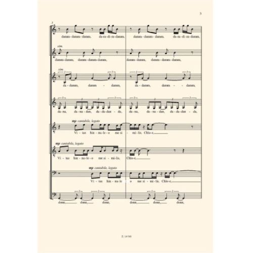 Tallér, Zsófia - New madrigals for mixed choir
