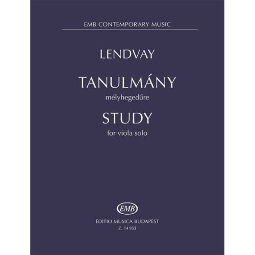 Lendvay, Kamilló - Study...
