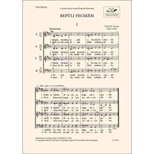 Volly, István - Repulj fecskem