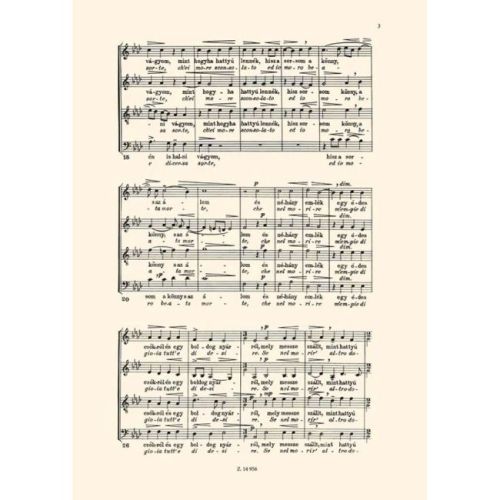 Arcadelt, Jacob - Madrigal a hattyurol