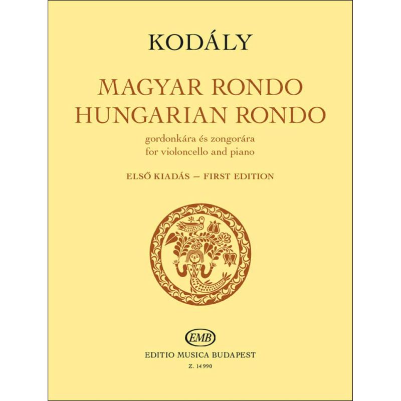 Kodály, Zoltán - Hungarian Rondo (cello and piano)