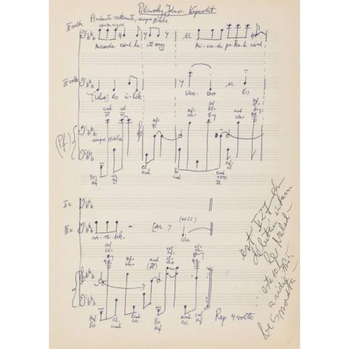 Kurtág, György - Zoli Kocsis's Manuscript Book