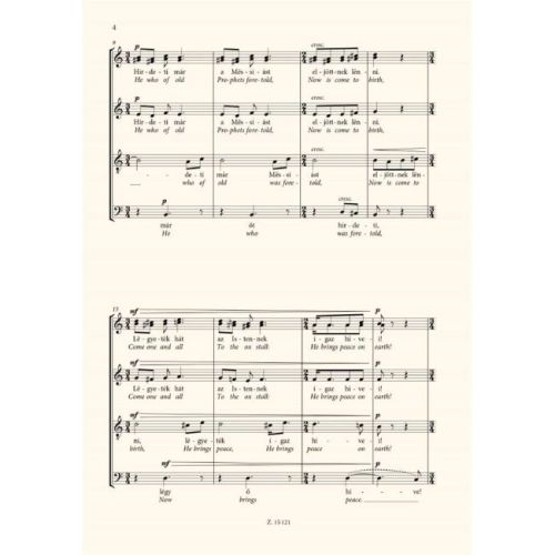 Kodály, Zoltán - ujesztendot koszonto