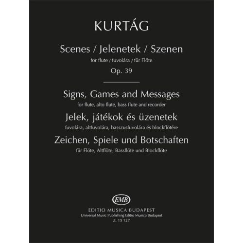 Gyorgy, Kurtag - Scenes Op.39 Signs, Games & Messages