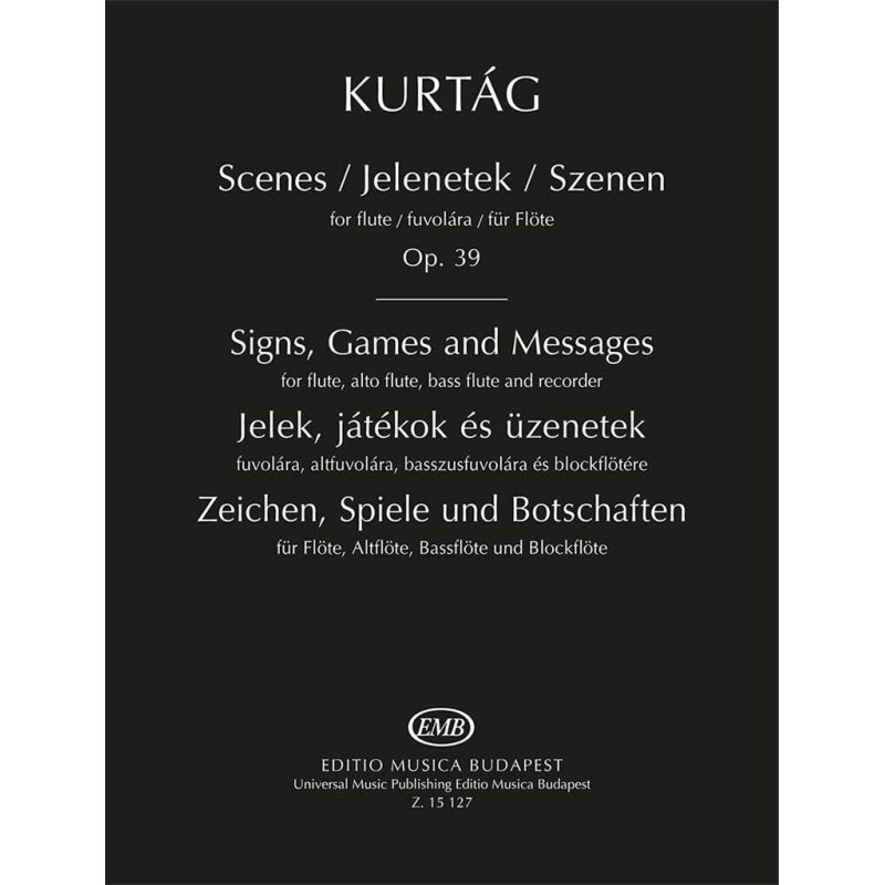 Gyorgy, Kurtag - Scenes Op.39 Signs, Games & Messages