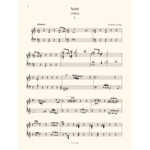 Kurtág, György - Games Vol.10 (piano)