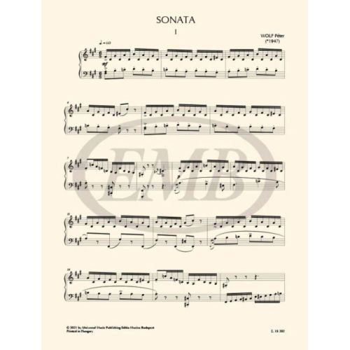 Wolf, Péter - Sonata for Piano