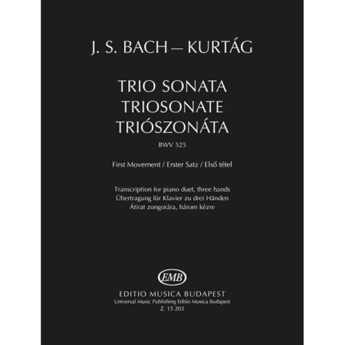Bach, Johann Sebastian - Trio Sonata BWV 525 First Movement