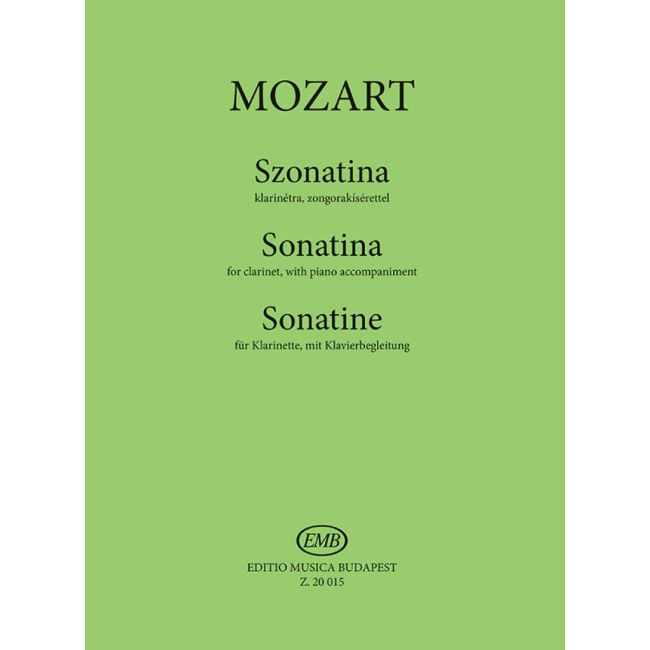 Mozart, Wolfgang Amadeus - Sonatina for clarinet