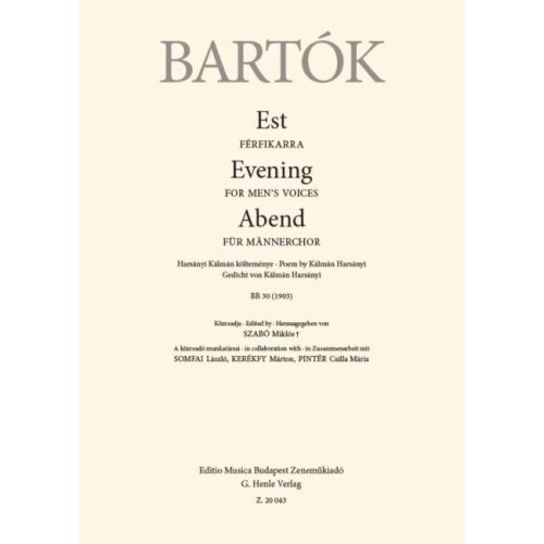 Bartók, Béla - Evening...