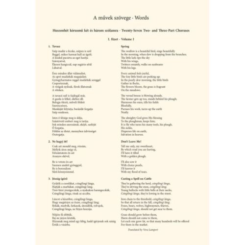 Bartók, Béla - Choral Works (clothbound in slipcase)