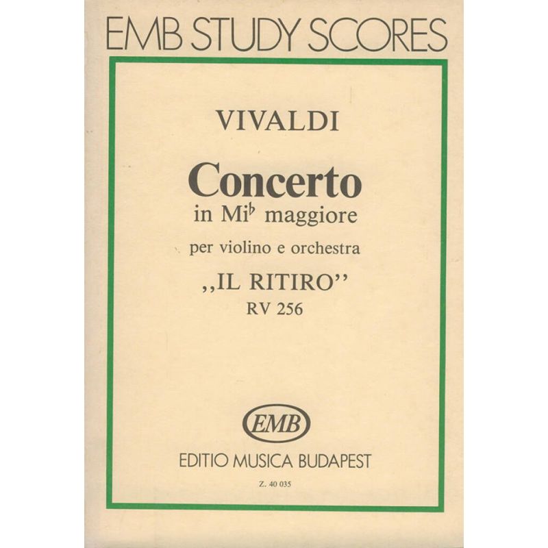 Vivaldi & Ephrikian - Concerto in mi maggiore."Il Ritiro"