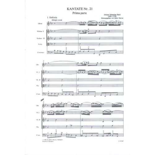 Bach, Johann Sebastian - Cantata No. 21