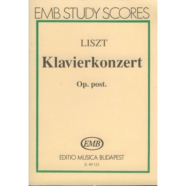Liszt, Franz - Piano Concerto in E-flat major, op. post