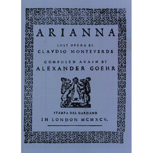 Goehr & Monteverdi -...