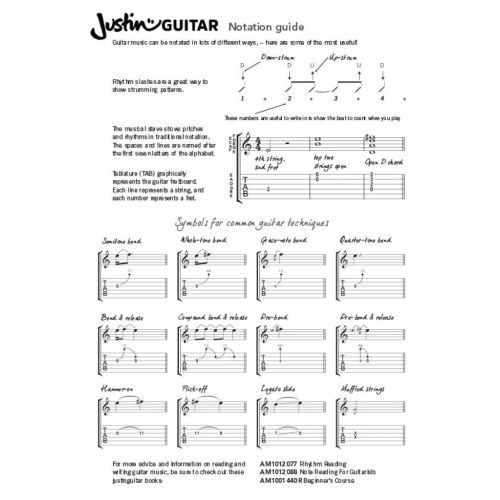 Justinguitar.Com Manuscript Pad No1