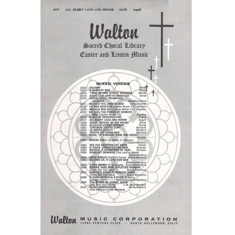 Angell, Warren - All Glory, Laud and Honor