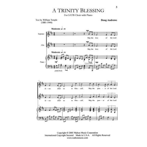 Andrews, Doug - A Trinity Blessing