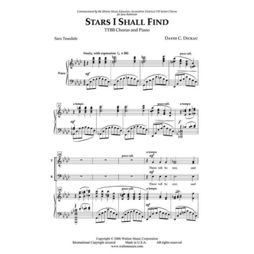 Dickau, David - Stars I Shall Find