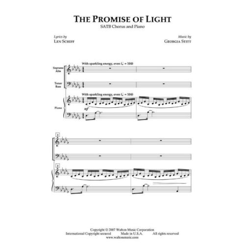 Stitt, Georgia - The Promise of Light