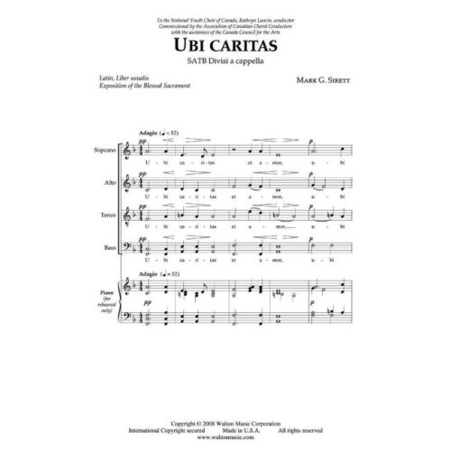 Sirett, Mark - Ubi Caritas