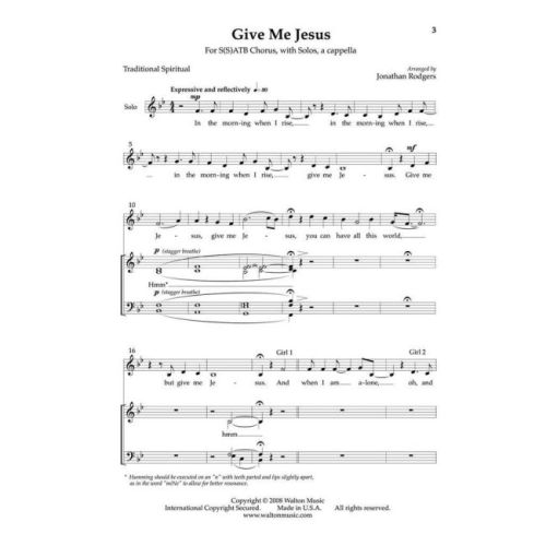 Traditional - Give Me Jesus
