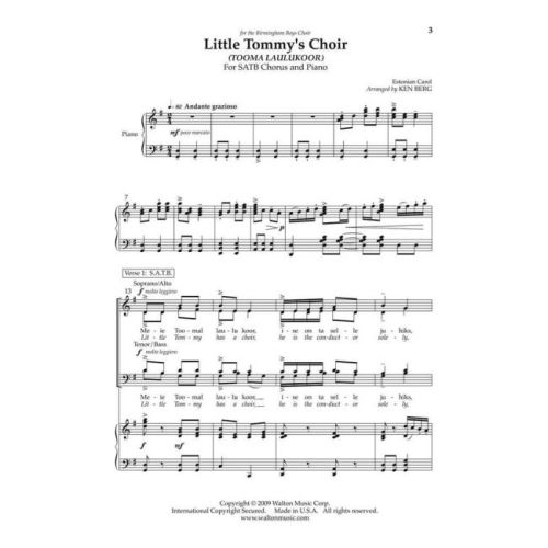 Traditional - Little Tommy's Choir