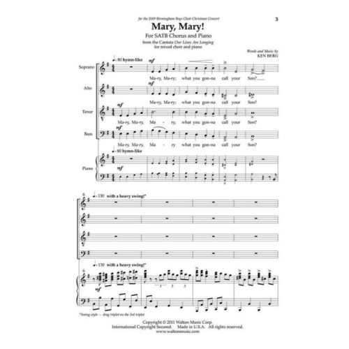 Berg, Ken - Mary, Mary!